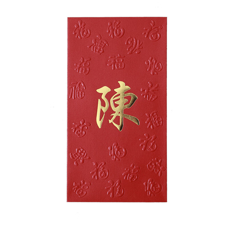 浮雕凸福(红色)长款 30个/包