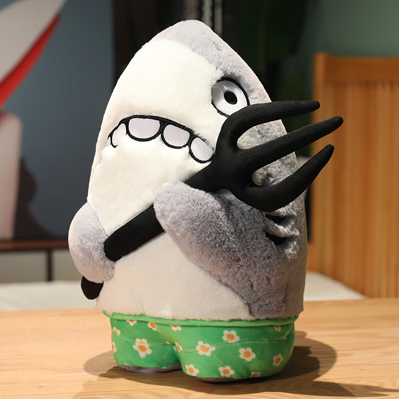 车马象鲨bee玩偶超大鲨叉公仔毛绒玩具鲨雕布娃娃鲨鱼