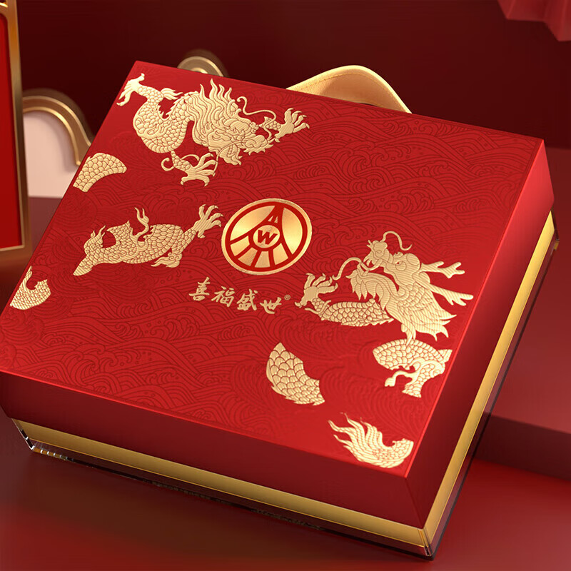 五粮液股份出品 新品龙年礼盒 优级酒质 52度 500mL 6瓶 龙行大运礼盒整箱