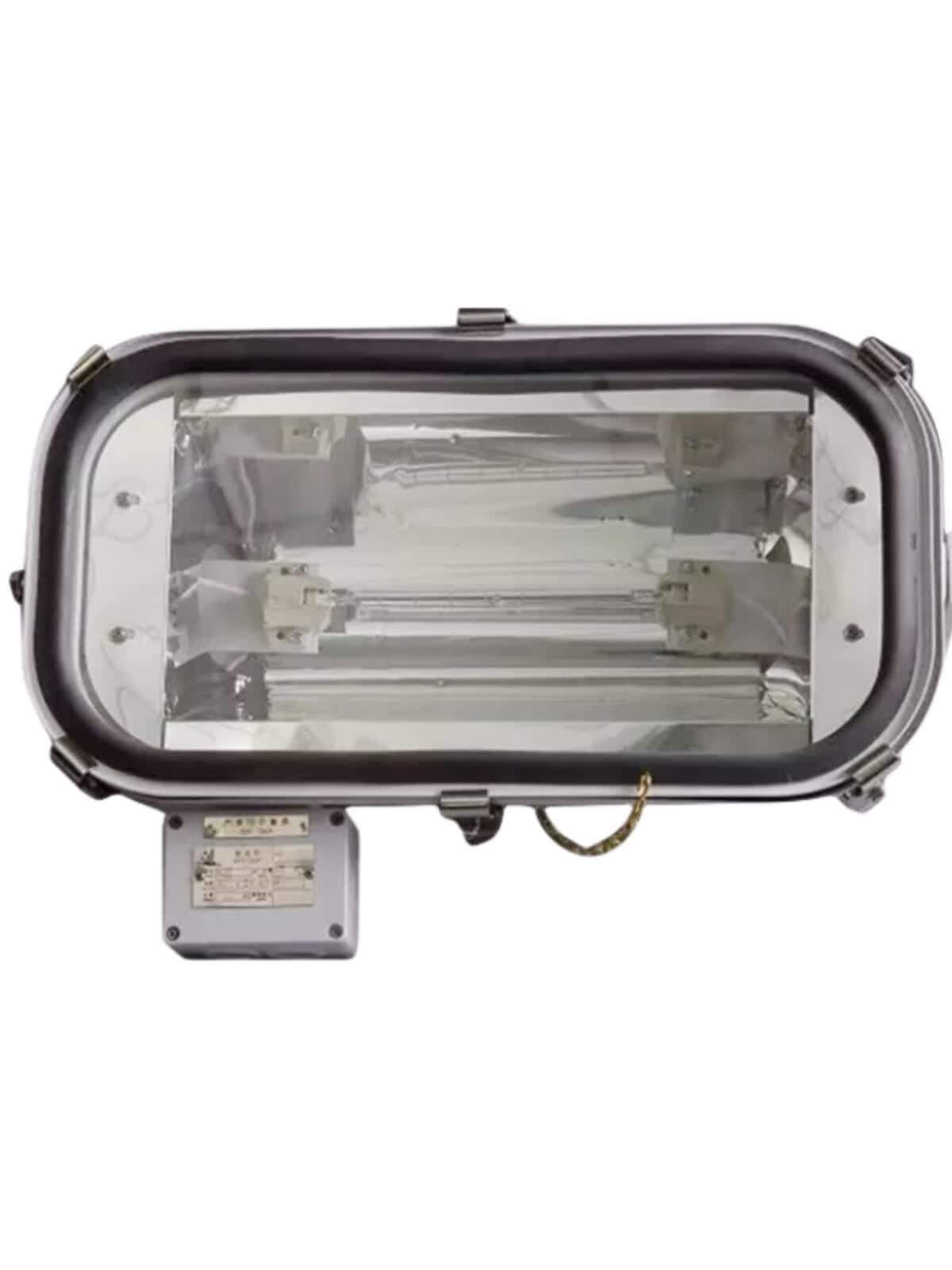 亮舟船用不锈钢投光灯tg20 ip56卤钨信号探照灯r7s灯座1000wccs证 带