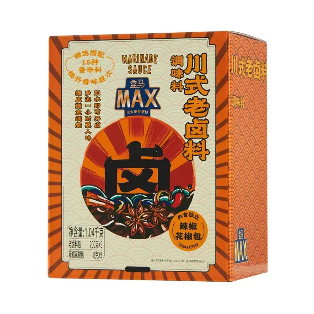 盒马MAX川式老卤料调味料1.04kg家用卤料酱牛肉内含独立小包秘制配方 川式老卤料