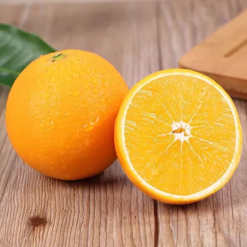 正宗湖南永兴冰糖橙 现摘新鲜橙子当季水果手剥甜橙应季脐橙大果 10斤带箱中果(60mm-65mm) | 礼盒装