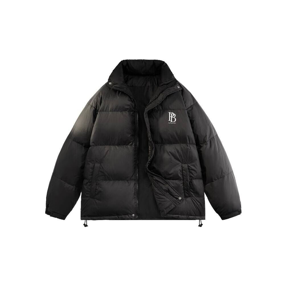 狮奥利兴帕丁顿熊 绅士玫瑰小熊纯色宽松面包服防寒保暖棉服外套男女