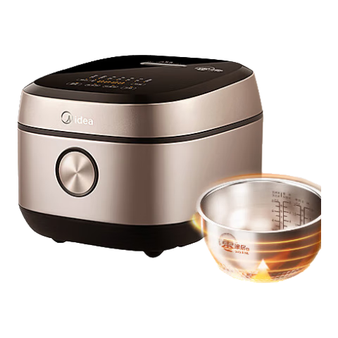 ���ڲ��������ģ�Midea���緹��0Ϳ��緹��������ڵ�����3-4-5-8���˵緹�Ҷ๦��IH��ż�������һ����Ч��Ϳ��緹�� HC459S 4L