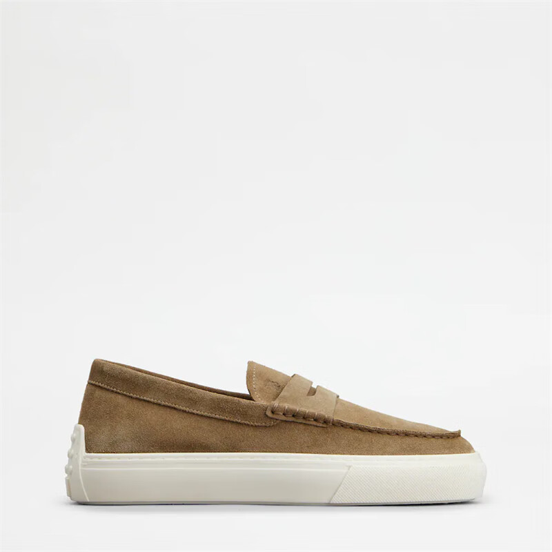 托德斯(tods )男鞋loafers 新款复古皮革轻便透气懒人一脚蹬男士休闲