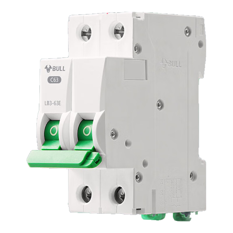 公牛（BULL）空气开关 2P小型断路器 2P双极双进双出32A 空开 LB3-63E/32A-2P