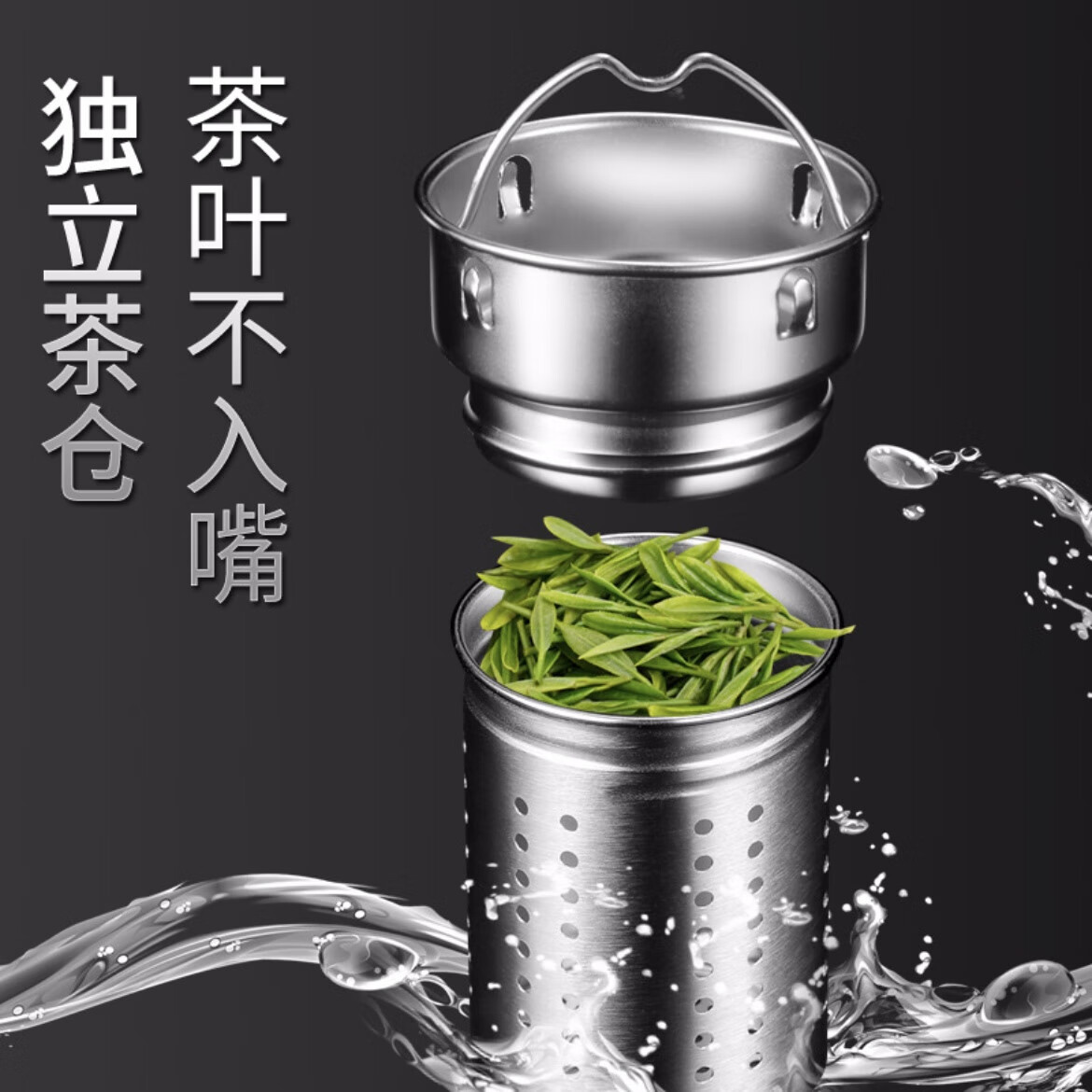 男士老公生日父亲节礼物爸爸单手一键开盖保温杯定制车载水杯车载 新款 一键开盖 白【暖你款】 陈