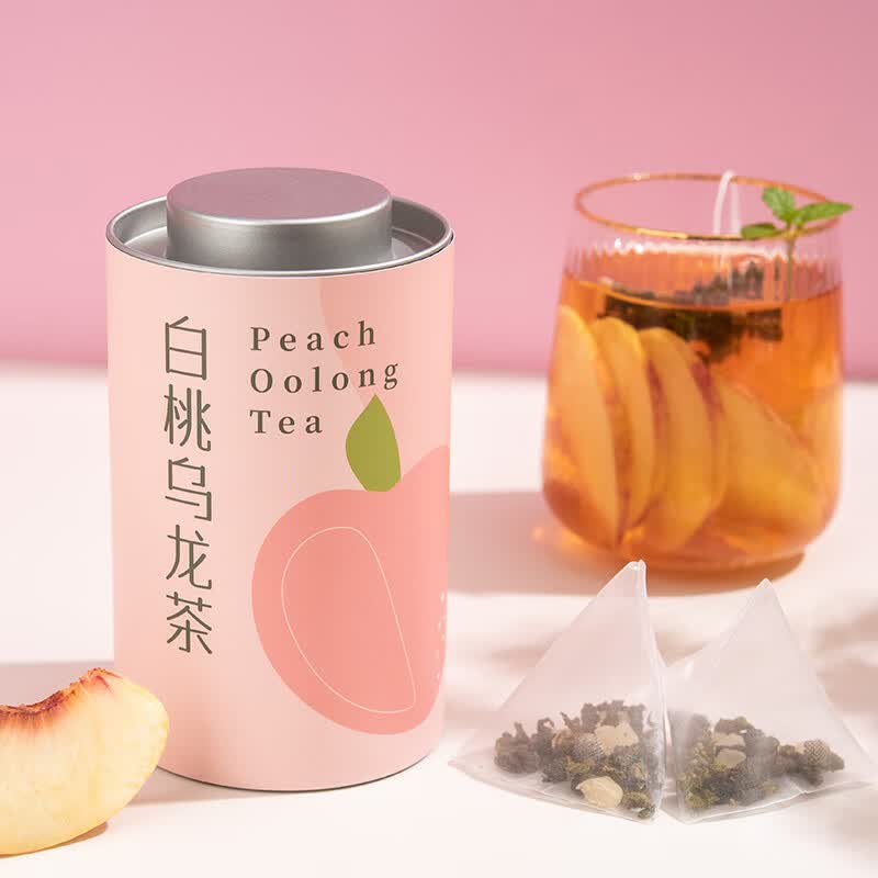 元族蜜桃白桃乌龙茶冷泡水果茶茶包葡萄乌龙果茶柠檬桂茶 白桃乌龙