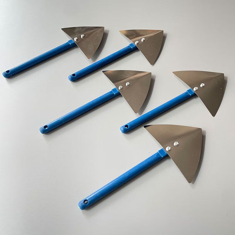 顯昂【新品】不銹鋼藍柄陰角器拉角神器硅藻泥刮墻膩子陽角器工具 送藍柄陰角5個【送1個】配