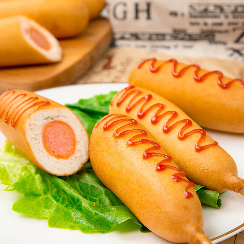 双汇黄金热狗棒热狗香肠火腿肠 黄金热狗棒440g*3袋