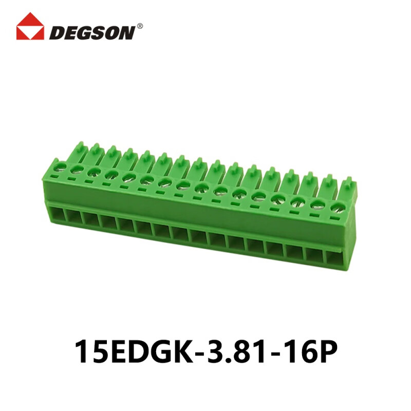高松DEGSON高正高松15EDGK-3.81mm插拔式PCB接线端子KF2EDGK凤凰MC1,5 15EDGK-3.81-16P