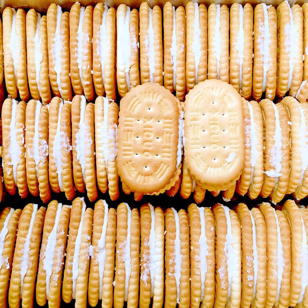 隽颜堂老式夹心饼干500g四川特产80后90后童年怀旧休闲零食酥性饼干