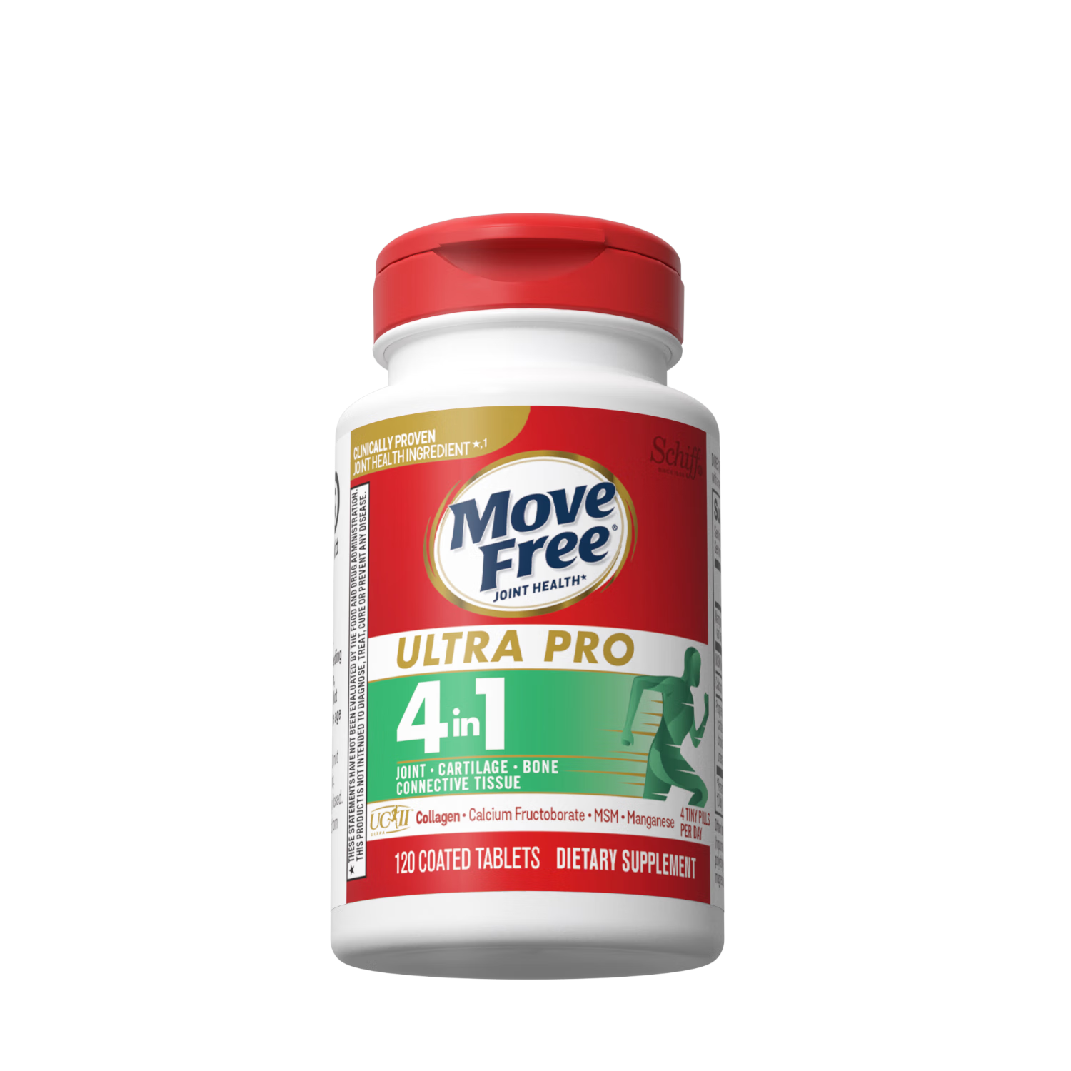 Move Free益节UC2舒缓骨胶原120粒 蛋白肽关节肽氨糖软骨素钙片搭档维骨力