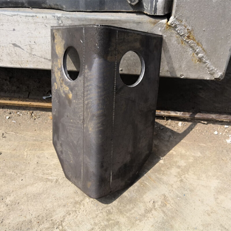 集装箱吊耳焊接箱吊耳吊头吊环吊孔配件 黑色 钢板色