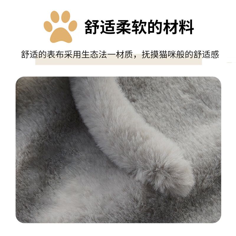 ATEX猫咪按摩垫按摩枕节日礼品充电无线 加热按摩腰部肩膀腿部多部位按摩仪 猫咪按摩枕AX-140灰色