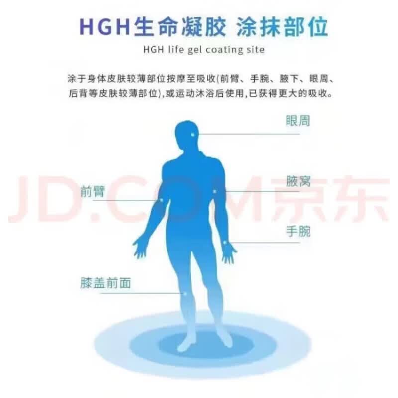 SOMADERM美国小蓝瓶凝胶HGH新生命凝胶newulife纽优生保湿凝胶原装正品 港版100ml*3瓶(强烈推荐)