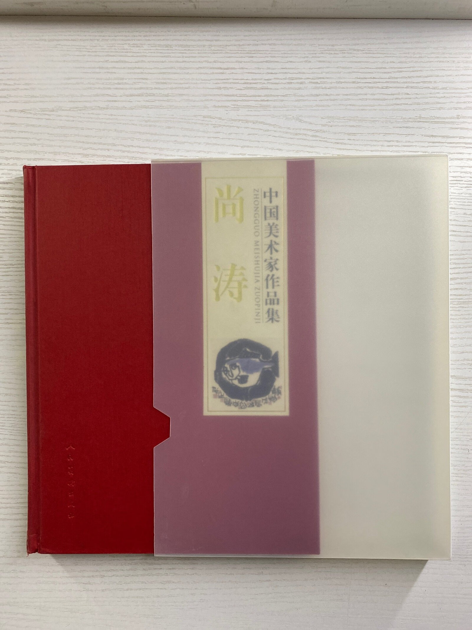[二手9成新] 中国美术家作品集:尚涛(盒装)精装如图,内页干净