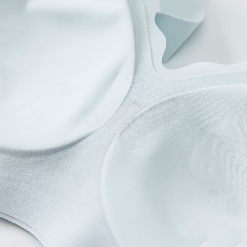 氧心（YANGXIN）云朵无尺码内衣果冻胶吊带背心女士内衣女文胸上托无痕无钢圈胸罩 兰花烟+青提色（小浪花） 均码 （A-C/90-140斤）