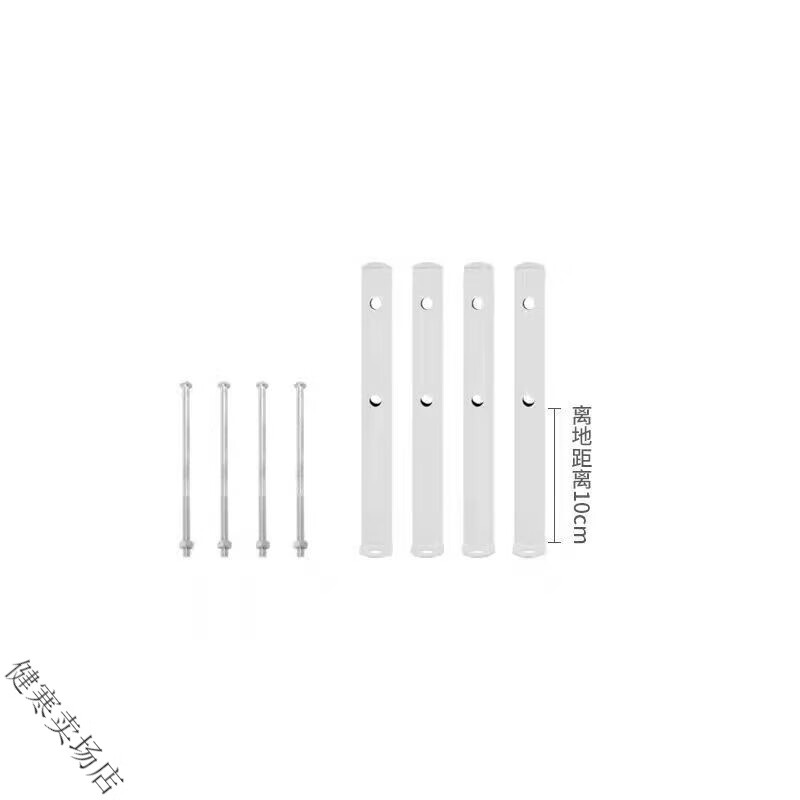 妙普乐背篓暖气片 暖气片地支架家用钢制加厚落地脚架可调节免打孔地