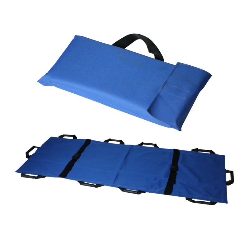 川君行 担架折叠多功能加厚帆布软担架双层担架急救布担架 升级塑料