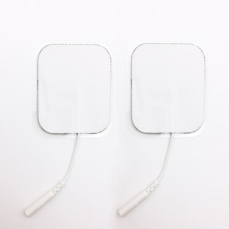 0小黑夹式电极片不织布电疗贴片通用自粘式理疗贴脉冲针灸贴片 5*6