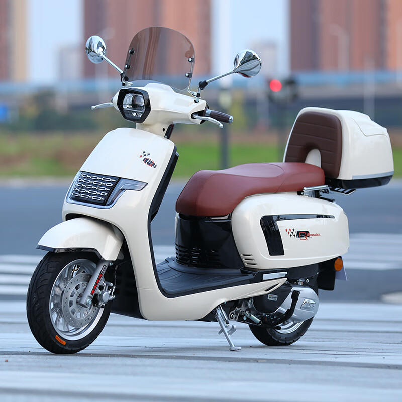 重庆建设摩托车踏板摩托车燃油车国四电喷省油外卖拉货125cc机车跑车