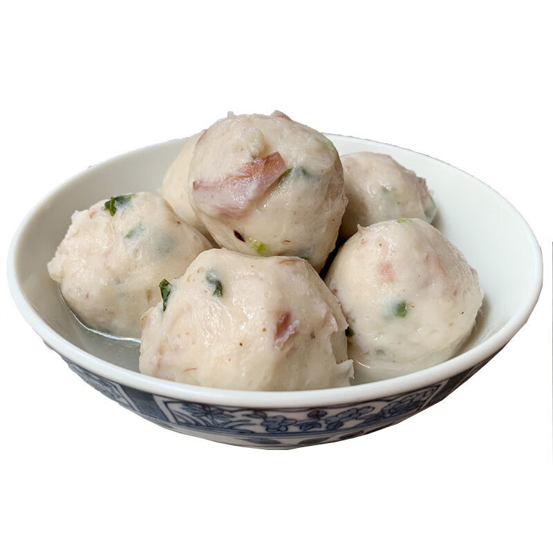 潮汕特产 鱿鱼丸500g 火锅配菜速食 鱼丸鱼圆鱼肉手工丸 2斤鱿鱼丸