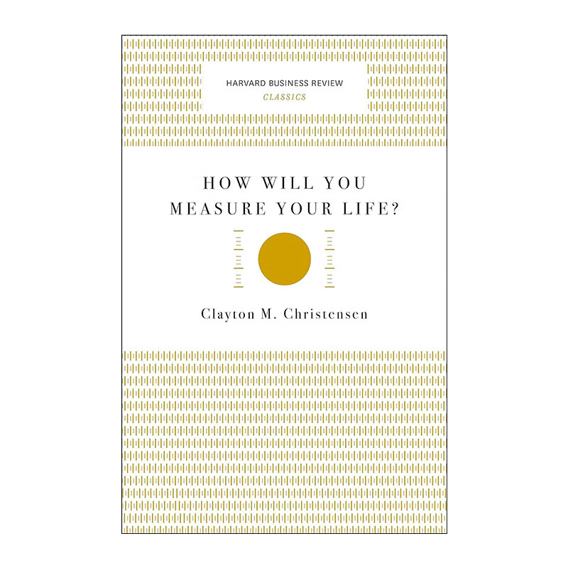 进口原版 how will you measure your life 你要如何衡量你的人生