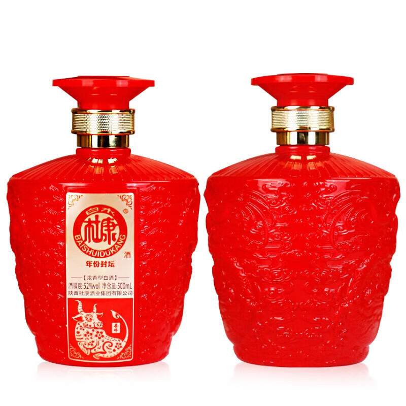 白水杜康中华老字号浓香型52度高度白酒节日送礼佳品 52度 500ml 1瓶