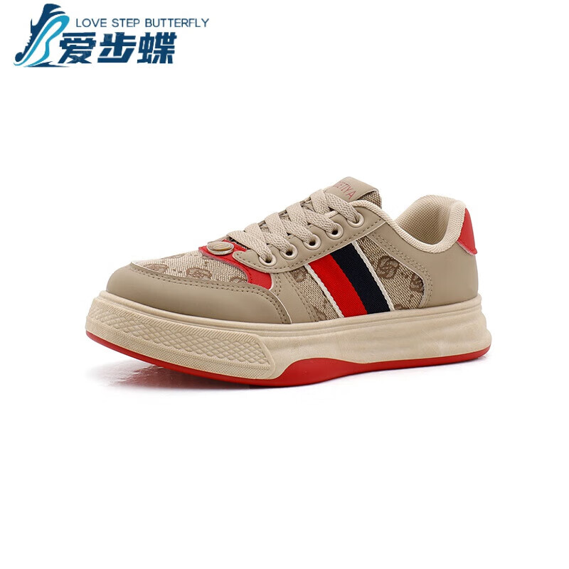 步蝶酷奇g家复古板鞋女脏脏鞋2024春夏秋季百搭新款时尚运动休闲鞋子
