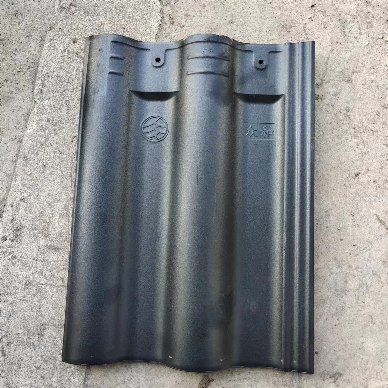 水木风别墅屋顶琉璃瓦片直角琉璃瓦中式仿古农村房顶屋面瓦宜兴陶土瓦