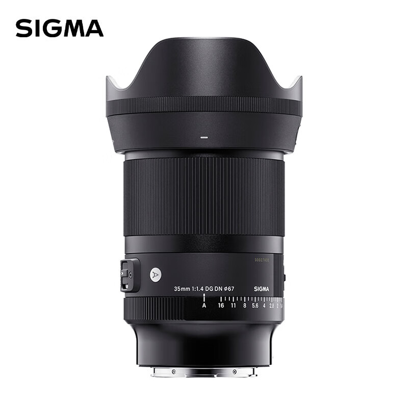 SIGMA 适马 Art 35mm F1.4 DG DN 广角定焦镜头 索尼E卡口 67mm 黑色