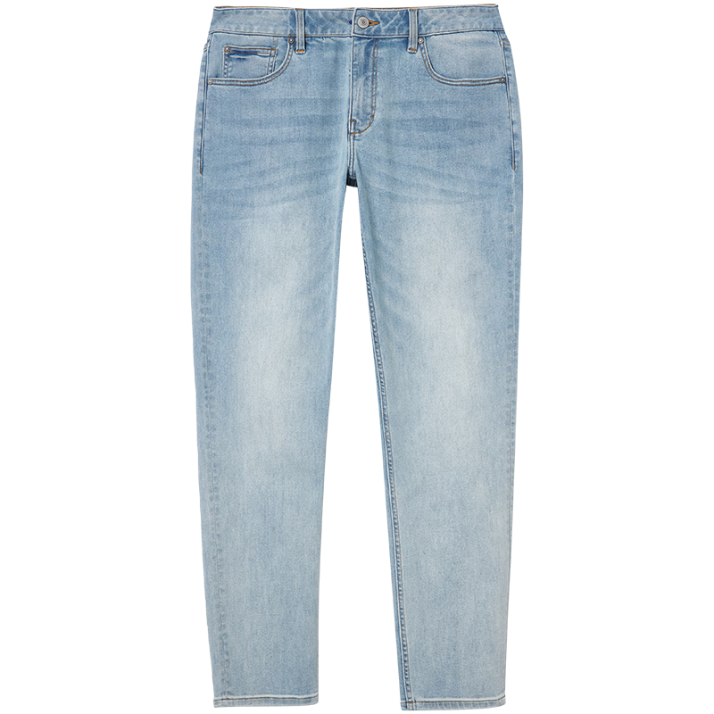 杰克·瓊斯（JACK&JONES） 潮酷高街時(shí)尚簡約舒適直筒拉鏈?zhǔn)┬蓍e褲牛仔褲男裝225232003