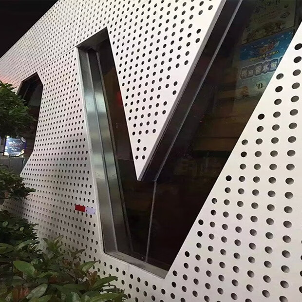 铝单板门头幕墙吊顶雨棚连廊铝单板冲孔拉雕花双曲板氟碳铝板厂家