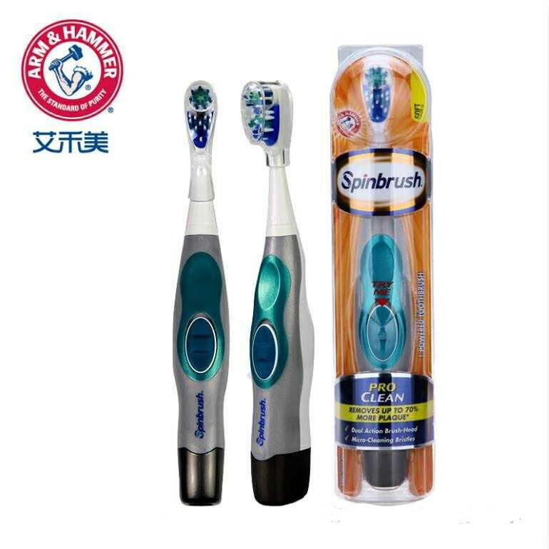 zler艾禾美spinbrush四驱原装电动牙刷带刷头护龈 一套装牙刷一只 0支