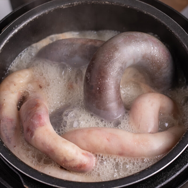 虎钢馋内蒙古手工羊肉肠血肠生熟食灌肠盘肠香肠草原蒙古肉肠 【生】