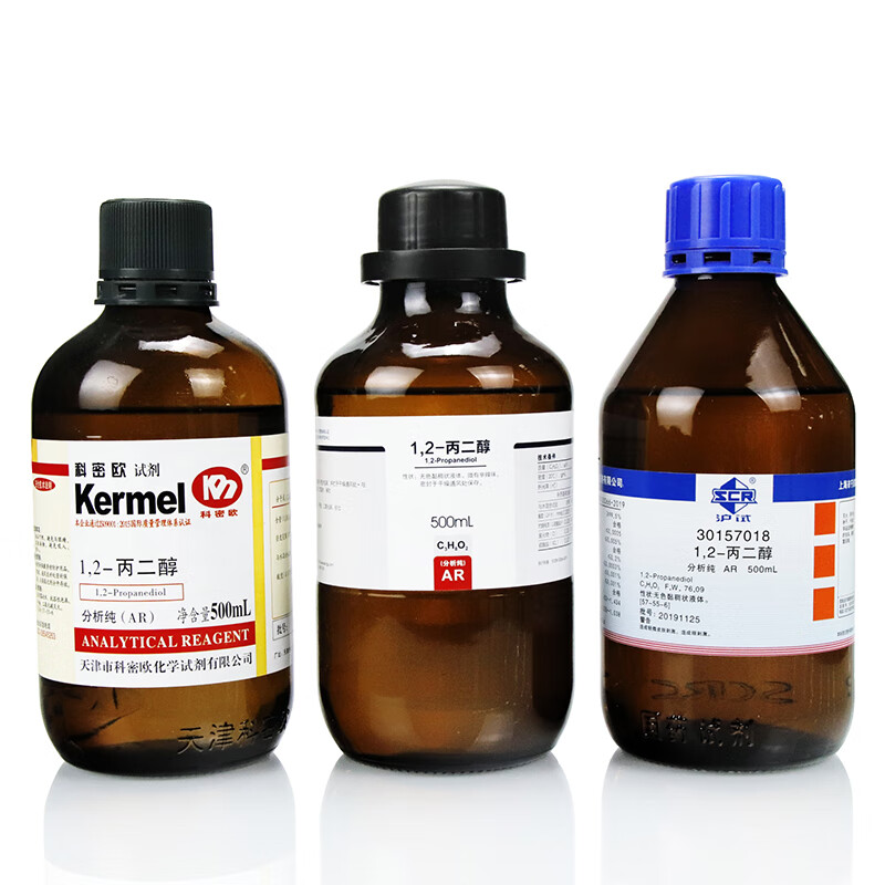 2 12-丙二醇液体溶液ar分析纯500ml科密欧实验室化学 西陇化工