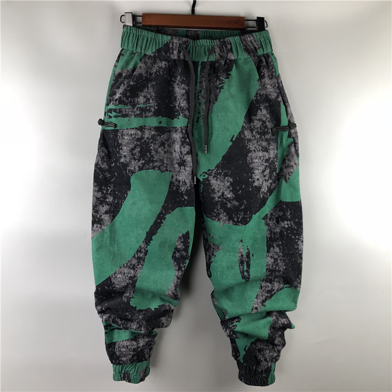 伐柯秋冬大裆灯笼裤男宽松中国风大码冬季加绒大码男哈伦裤灯笼宽松弹