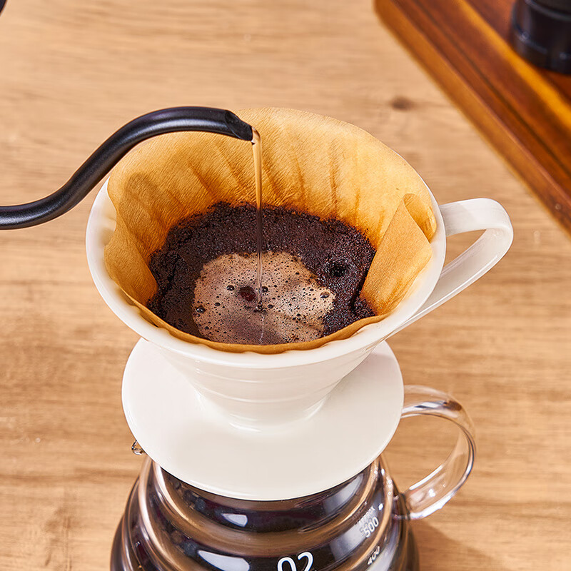 友来福手冲咖啡滤杯陶瓷家用滴滤式扇形咖啡过滤器漏斗式V60滤