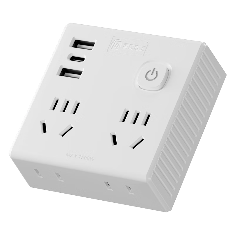 ���ʵ繤 86�����߲���ת���� 1ת4ħ������ USB+Type-C 12W 35.2Ԫ