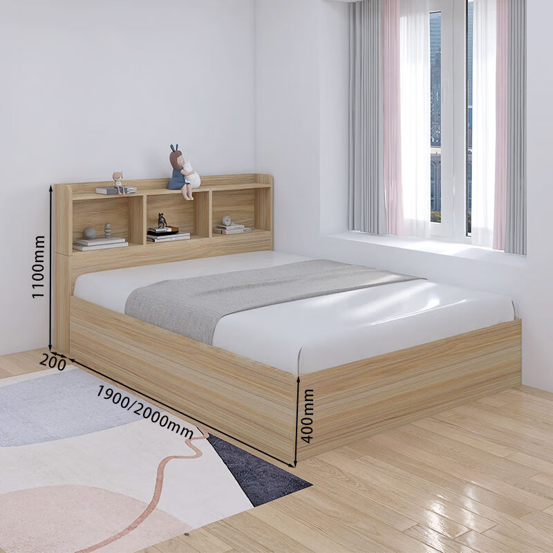 天籁昇景小卧室榻榻米整体家装衣柜床实木一体组合床多功能带书桌房储