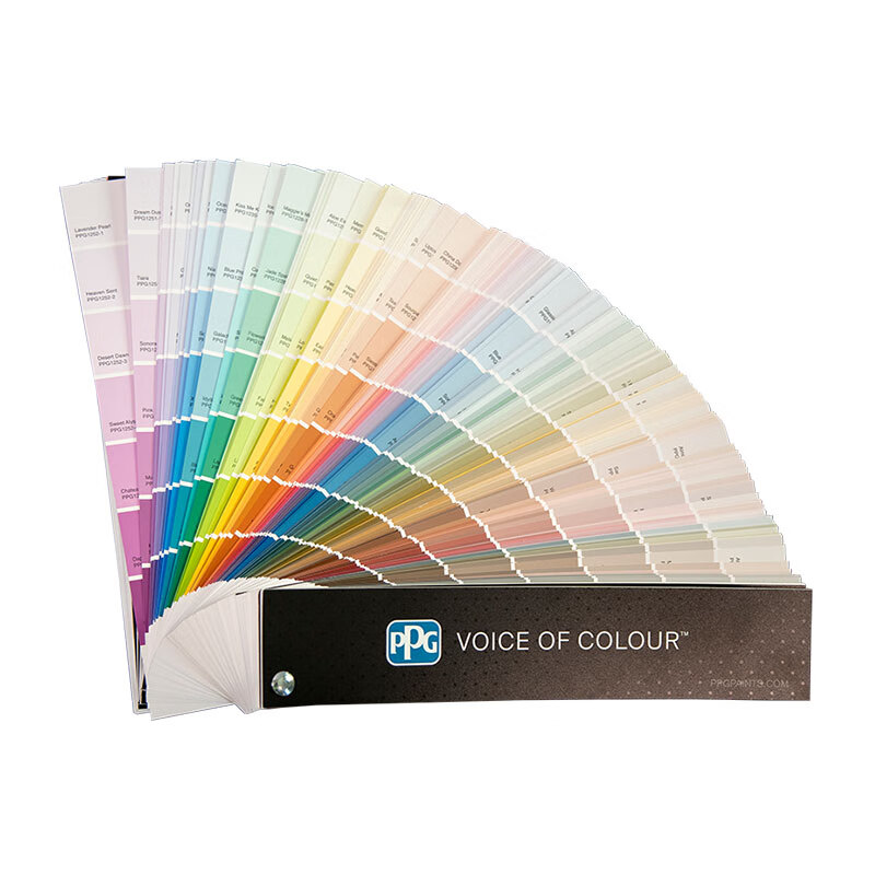 大师【色卡】ppg大师漆 180色炫彩色卡 大师漆选色专用 180色色卡