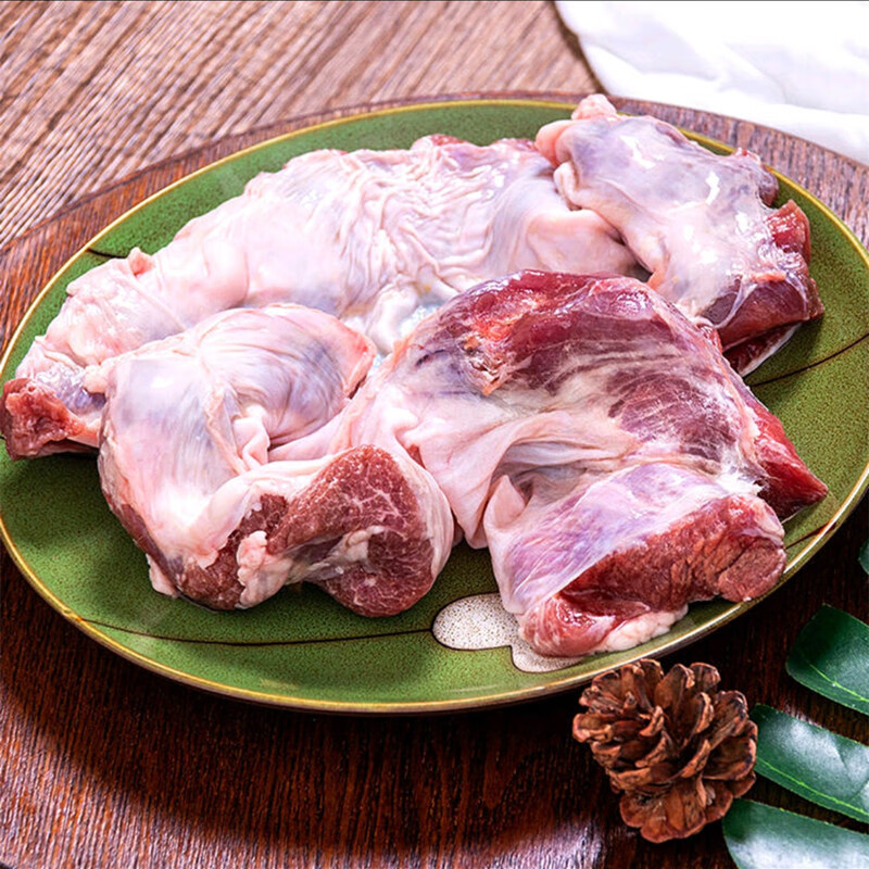十里馋新鲜先杀护心肉速冻猪隔膜肉连肝肉去油护心肉鲜冻 精选3斤猪护