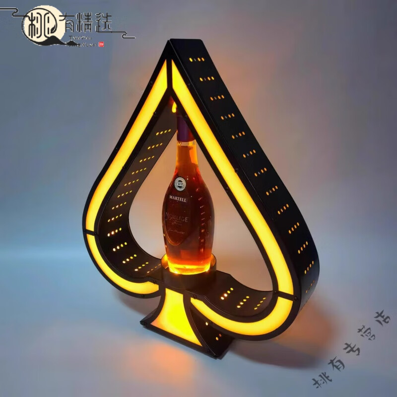 妙普乐高档酒吧会所vip黑桃a香槟神龙套发光酒座ktv黑桃aktv创意出酒