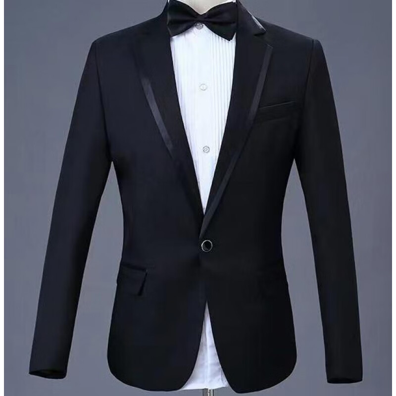 柏纳欧主持人晚会服装男歌手演出服艺考西服礼服西装套装舞台表演大