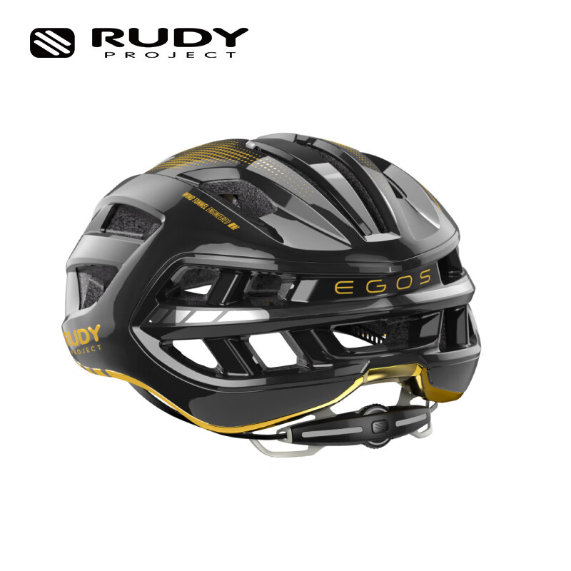 RUDY PROJECT璐迪自行车头盔巴林车队同系列骑行装备公路盔山地车破风半盔EGOS 光泽黑金(中国限定款 L