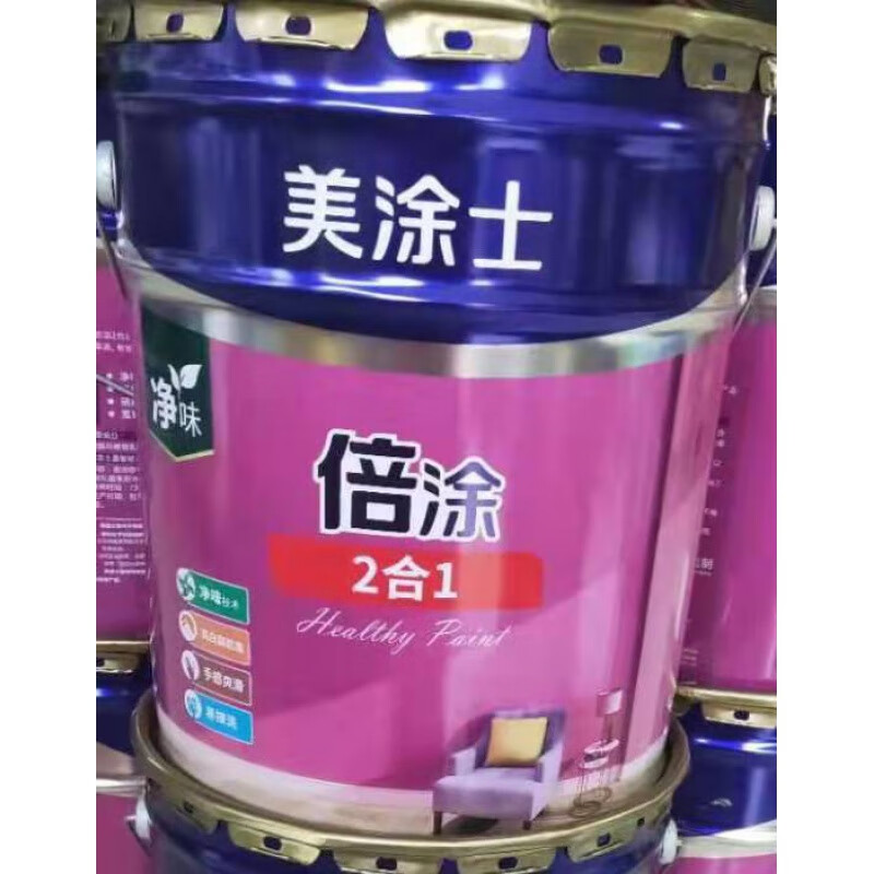 美涂士净味倍涂二合一新款儿童房自刷漆水漆25公斤 其他 25公斤
