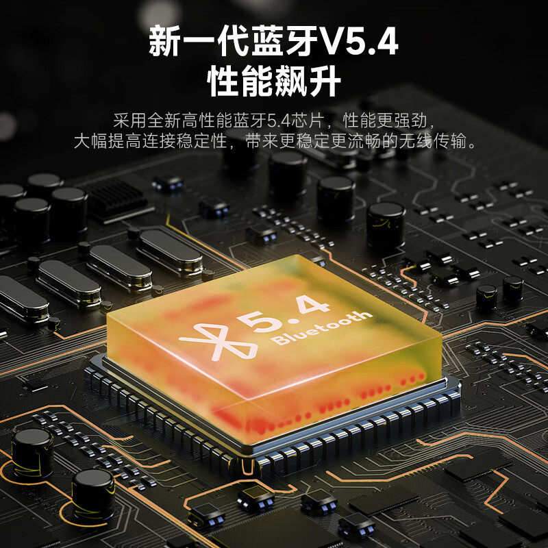 BarbetSound A75 Pro 真无线蓝牙耳机 42dB主动降噪耳机金标认证 40小时长续航蓝牙5.4入耳式适用小米华为手机 黑色