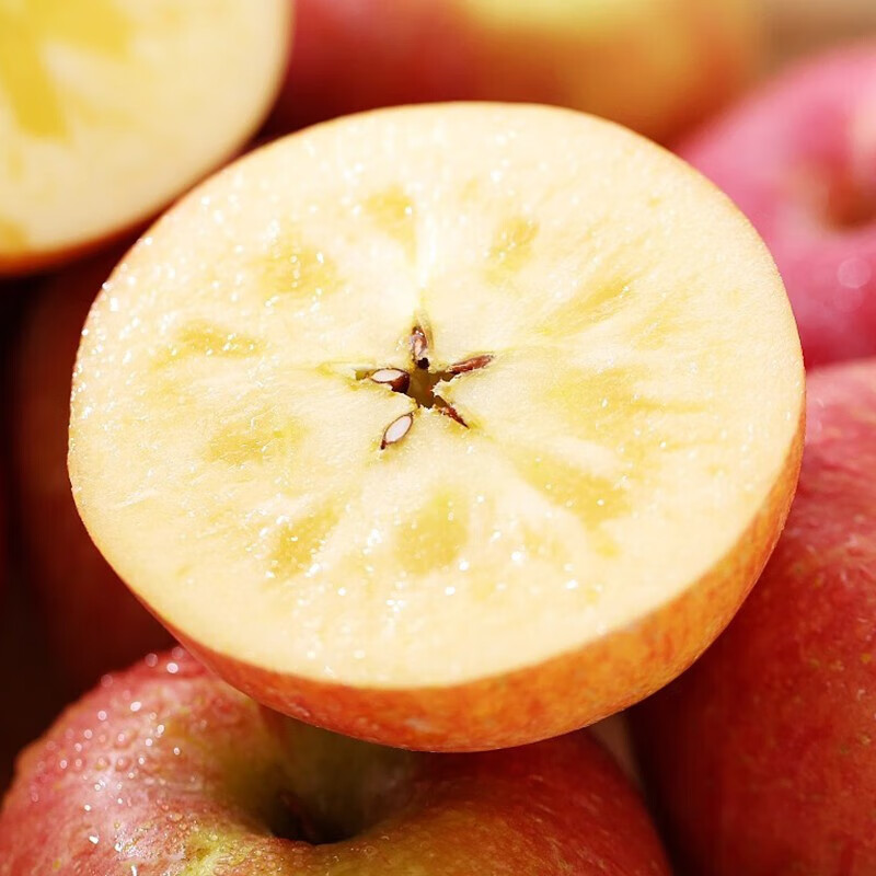 阿克苏苹果正宗新疆阿克苏冰糖心苹果当季应季新鲜时令水果整箱红富士丑苹果 【家庭装】净重8.5斤单果75-85mm