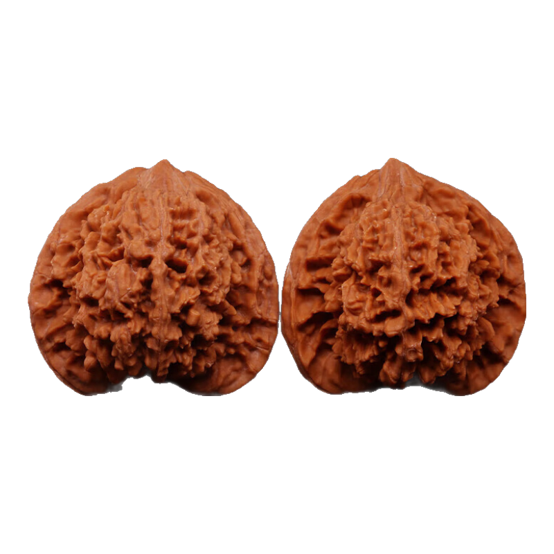 山中玉文玩核桃把玩手盤(pán)古玩精品老樹(shù)滿天星獅子頭一對(duì)手把件生日禮物男